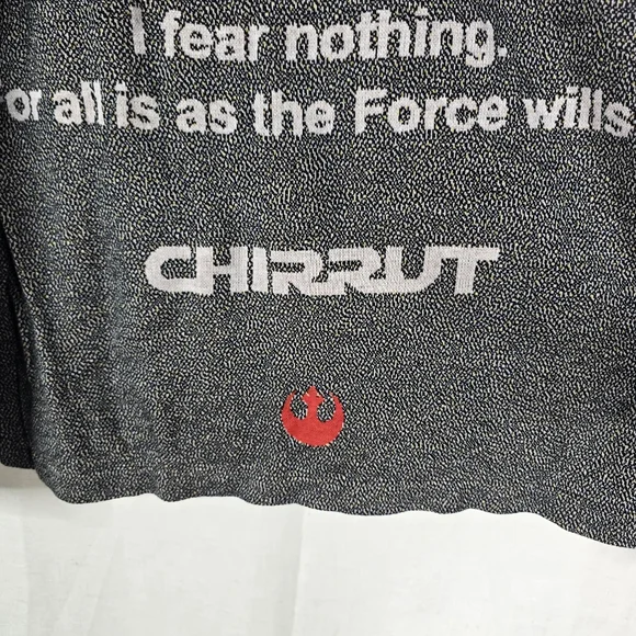 Store Dot Mens Small $420 Star Wars Chirrut Jedi Longsleeve Sweater